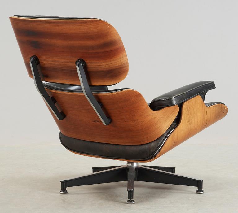 A Charles & Ray Eames 'Lounge Chair', Herman Miller, USA.