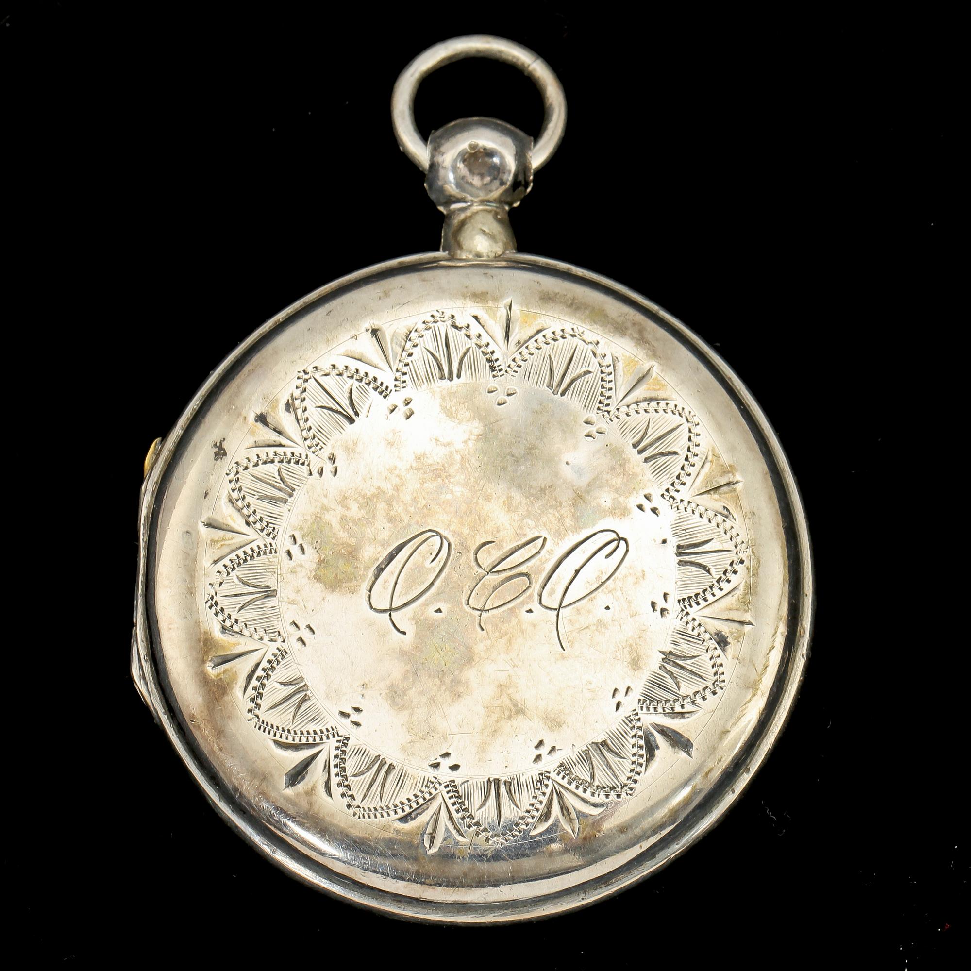 LUKTDOSA, silver, Carl Andreas Kjernås, Göteborg, 1891. Vikt 21 g.