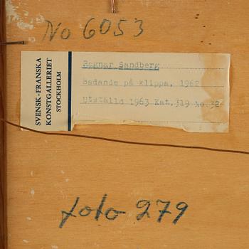 Ragnar Sandberg, Bathing on a cliff.