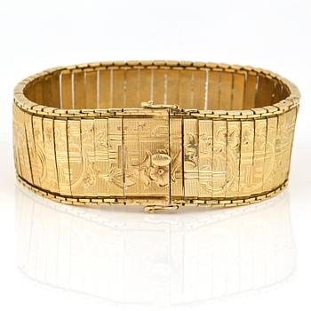 ARMBAND, 18K guld, 32,76 gram.