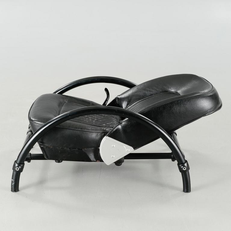 "Rover chair" by Ron Arad, One Off Ltd, London, 1980s.