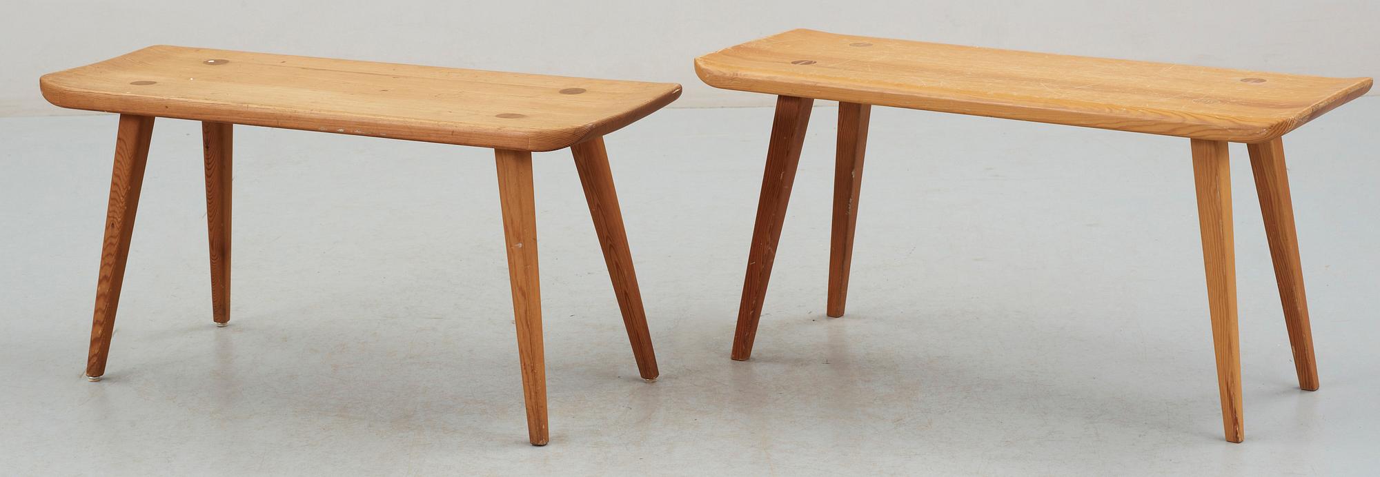 PALLAR, ett par, "Visingsö", Carl Malmsten.