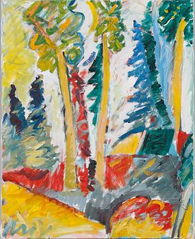 JONNY FORSSTRÖM, olja på duk, signerad a tergo, daterad 1988.