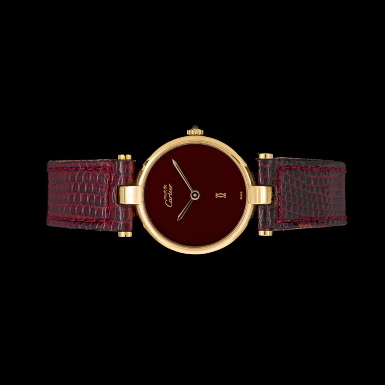 A watch by Cartier.