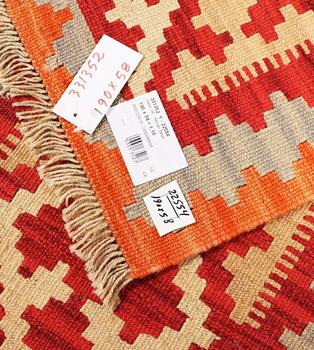 A Runner carpet, Kilim, c. 190 x 58 cm.