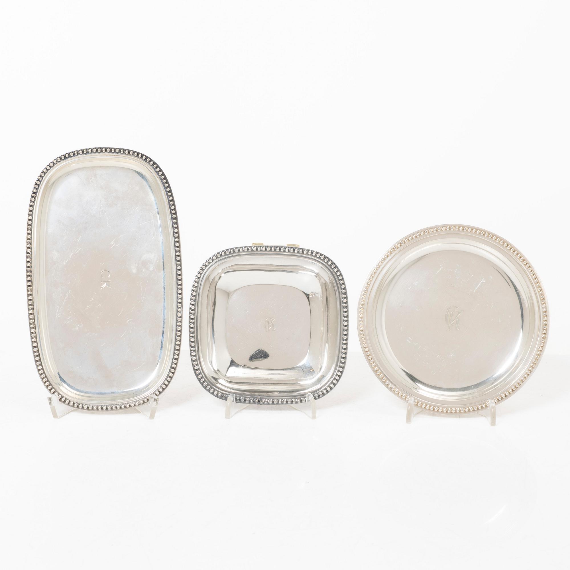 Silver, 7 pieces, Germany, 20th century.