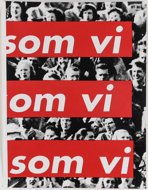 BARBARA KRUGER, screentryck 4 st, 1994, ej sign.