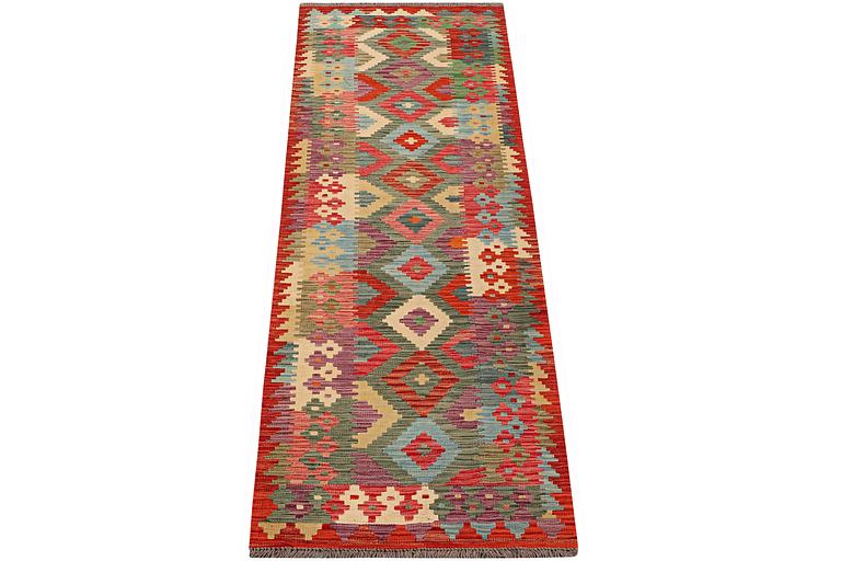 A carpet, Kilim, c. 289 x 78 cm.