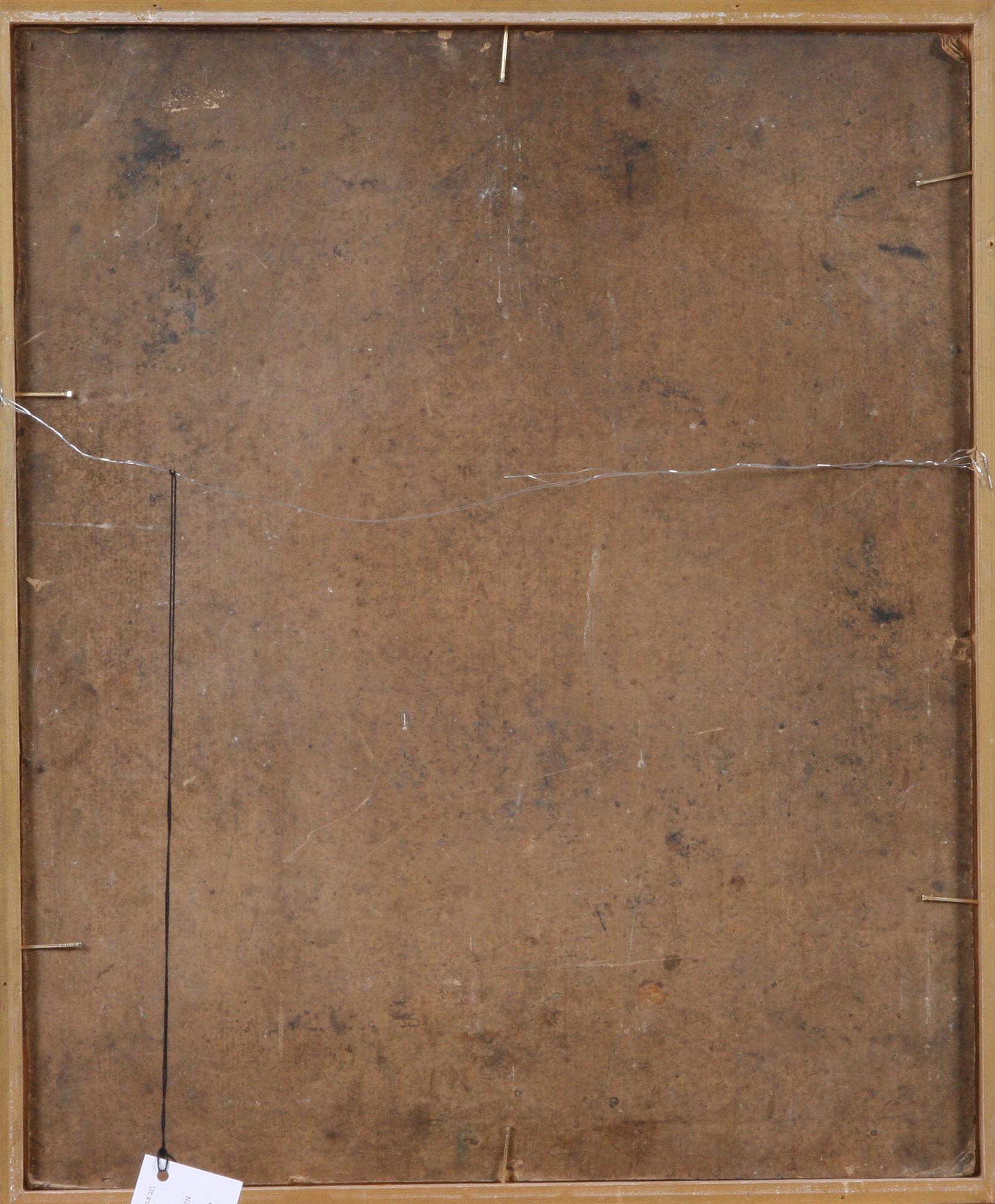 OKÄND KONSTNÄR, 2 st, olja på kartong, 1800-tal.