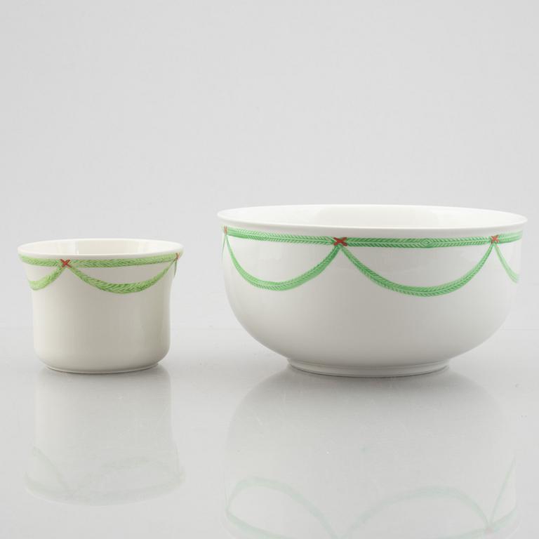 Julservis, 62 delar, porslin, "God Jul", Rörstrand/old Gustavsberg.