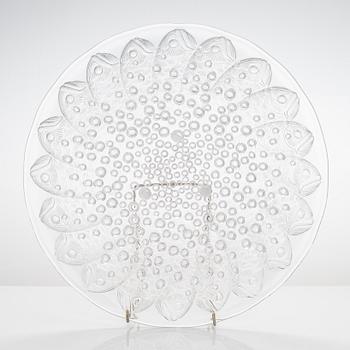 A crystal serving 'Roscoff' bowl, Lalique, France, second half of the 20th century.
