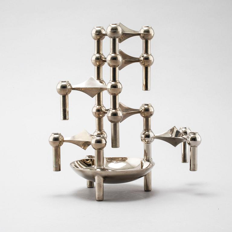 A module candle holder / sculpture by Ceasar Stoffi & Fritz Nagel, BMF, Germany.