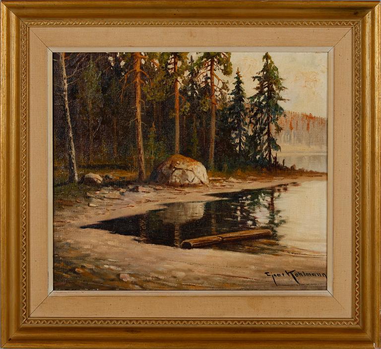 EJNAR KOHLMANN, olja på duk, sign.