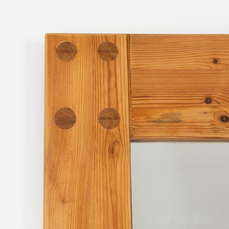 Sven Larsson, bench and mirror, Möbel-Shop AB, 1970s.