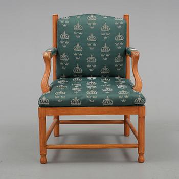 FÅTÖLJ, sk Gripsholmsmodell. 1900-tal.