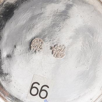 A Swedish 18th century silver brandy-bowl, mark of Anders Hafrin 1727 (Gothenberg).