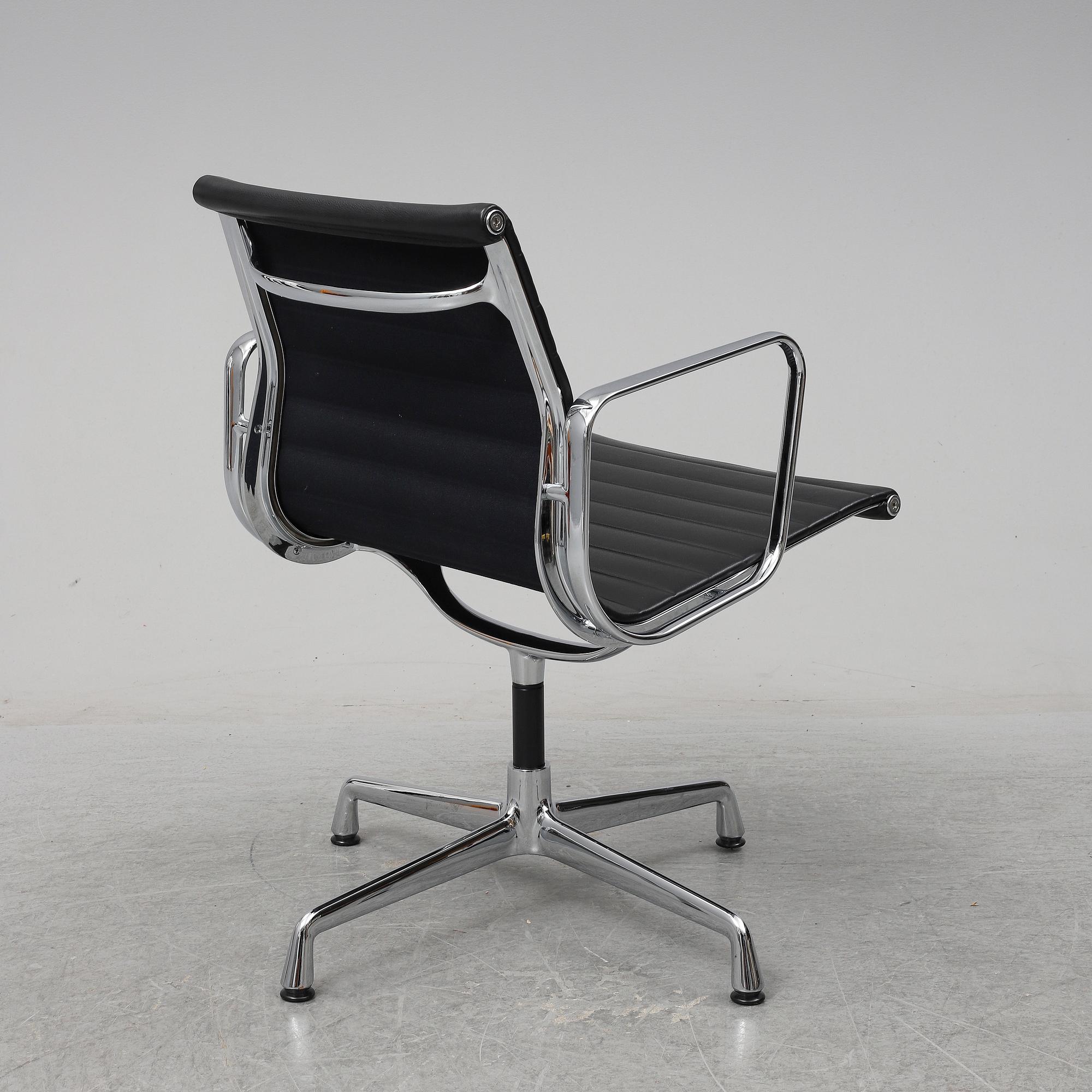 CHARLES AND RAY EAMES, an 'EA 107' desk chair, Vitra, 2010.