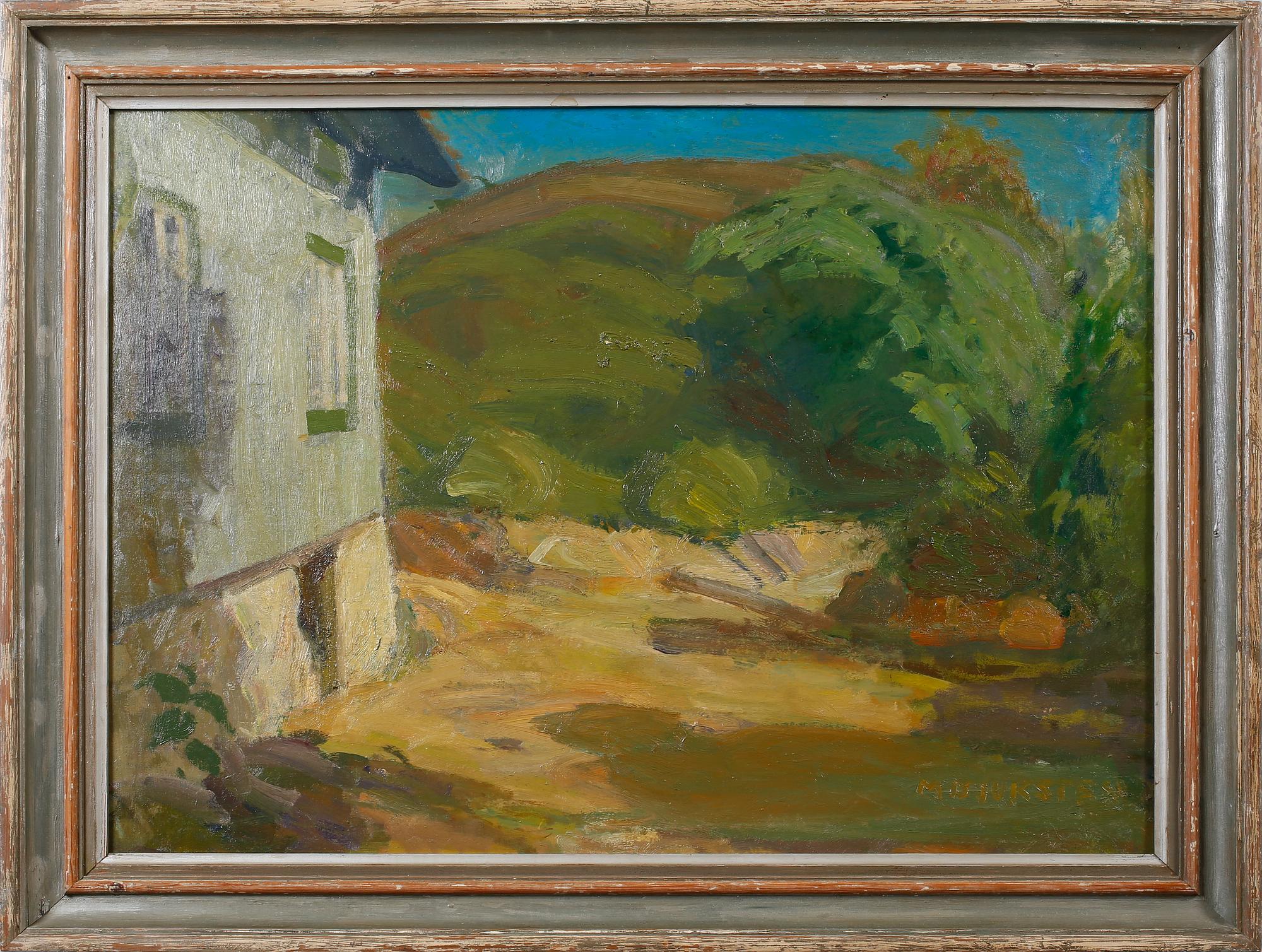 MAGNUS BJURSTEN, olja på duk, signerad.