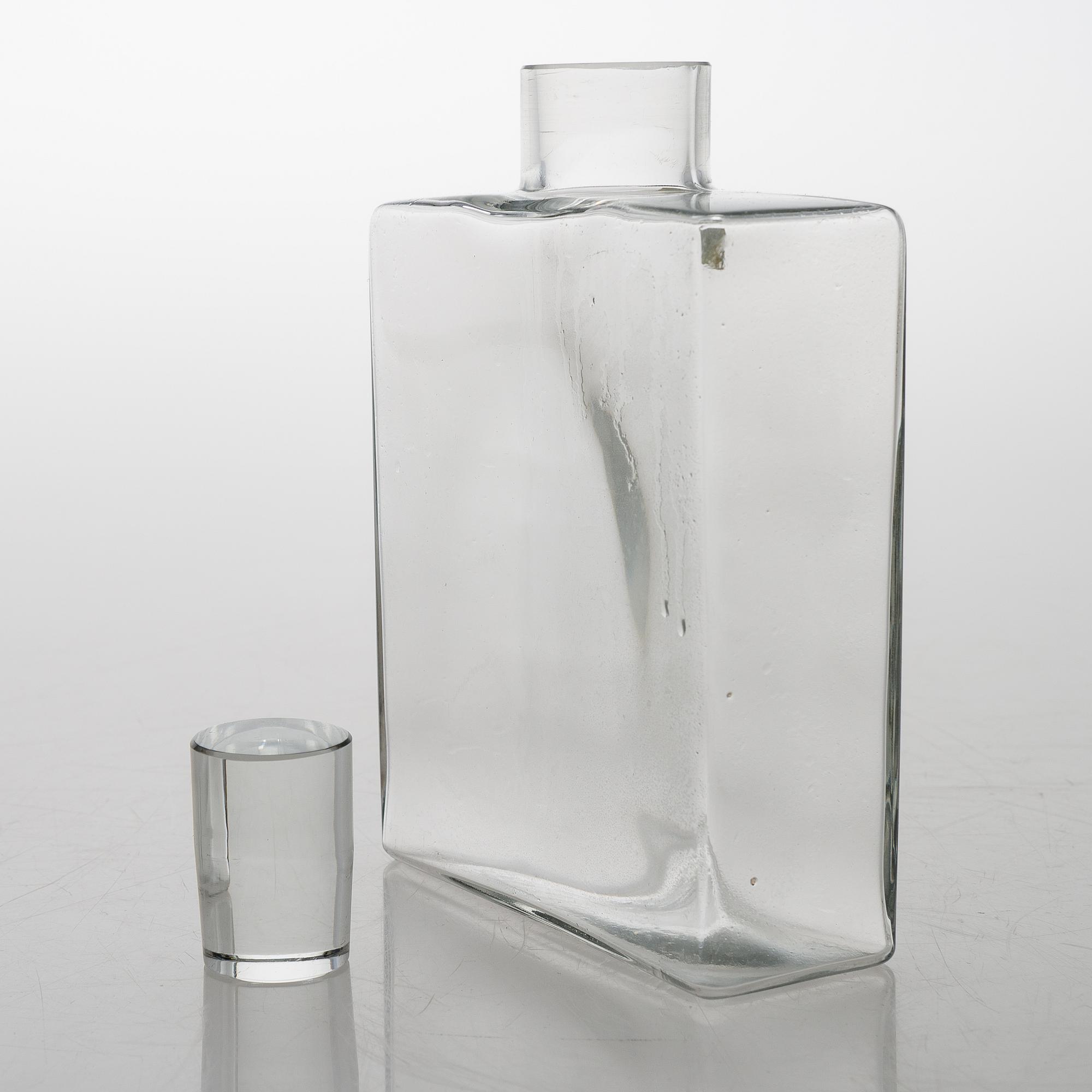 KAJ FRANCK, A LIQUOR BOX, 'Napakymppi' (Bull's-eye) for Nuutajärvi 1961-1968.