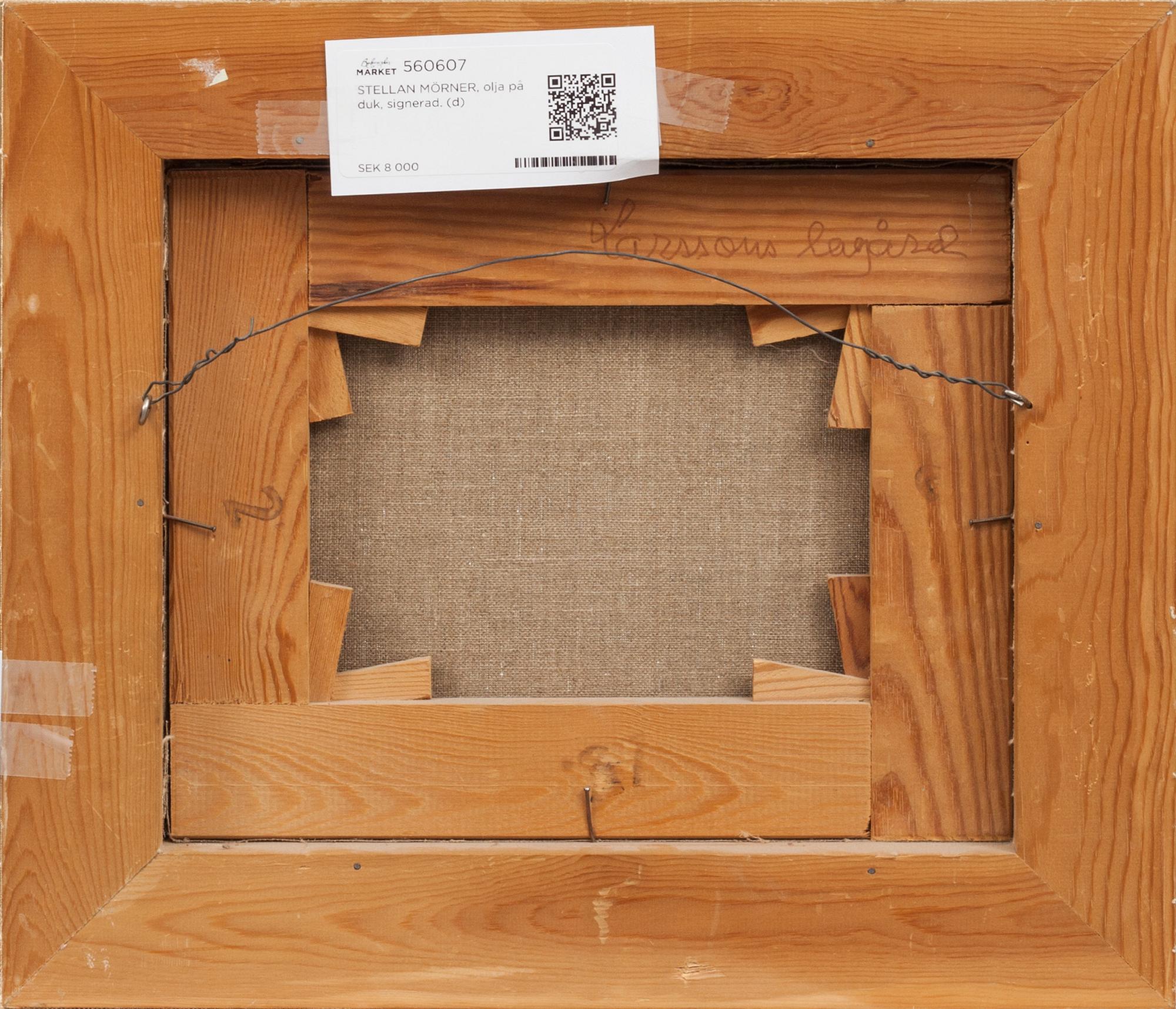 STELLAN MÖRNER, olja på duk, signerad.