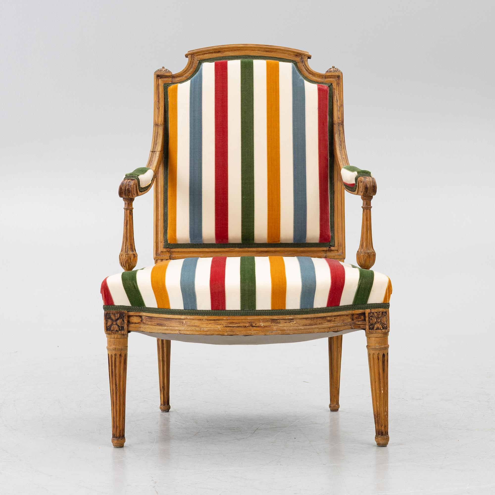 Armchair, Louis XVI, France, 18th century.
