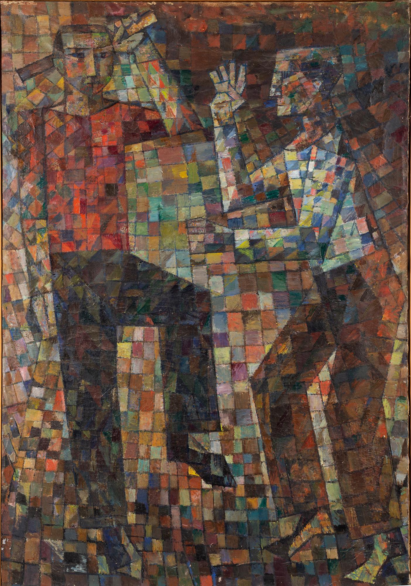 VALENTIN VOROBIOV, oil on canvas, not signed.