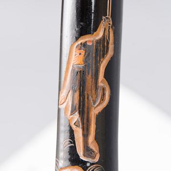 Six walking sticks from 20th Century.