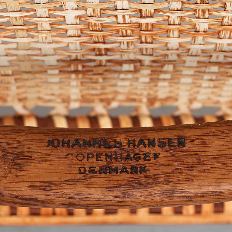 HANS J WEGNER, karmstol, "The Chair" modell "JH501" Johannes Hansen, Danmark, 1950-tal.