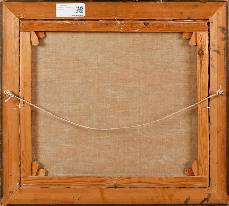 OSCAR PAUL, olja på duk, signerad.