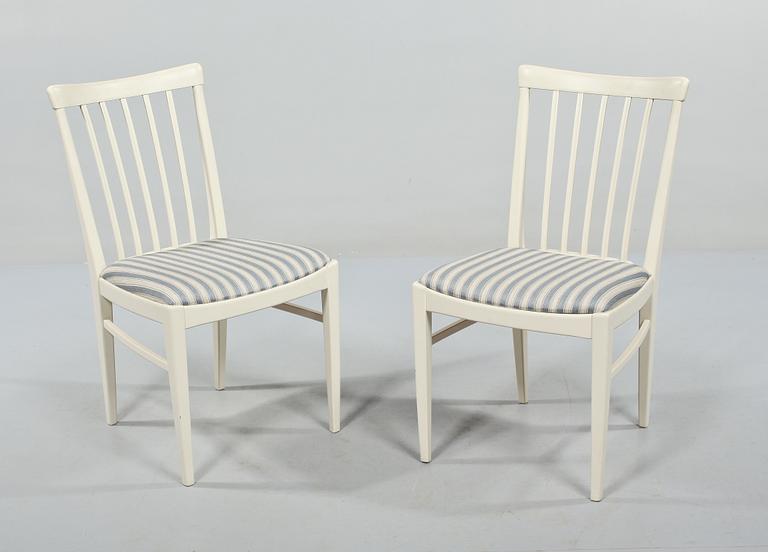 STOLAR, ett par, "Herrgården", Carl Malmsten, Bodafors, 1960-tal.