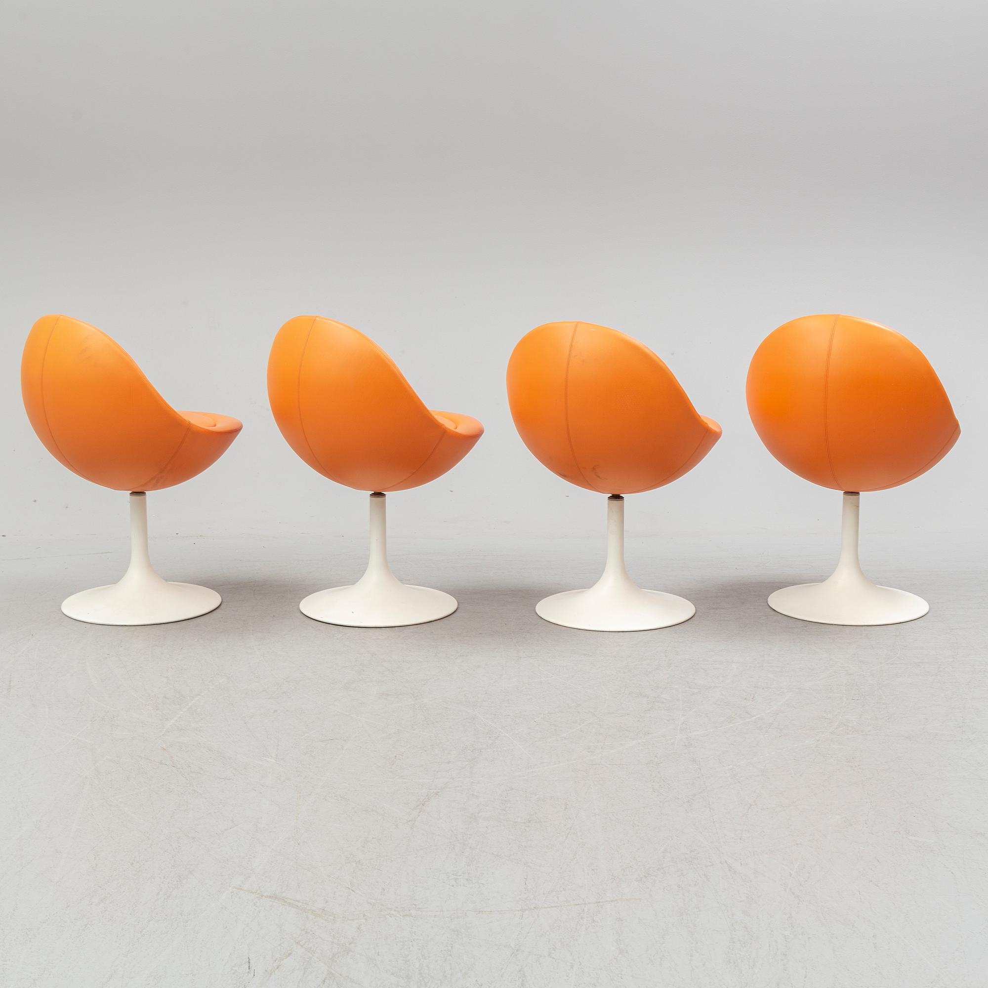 Four 'Venus' chairs by Johanson Design.