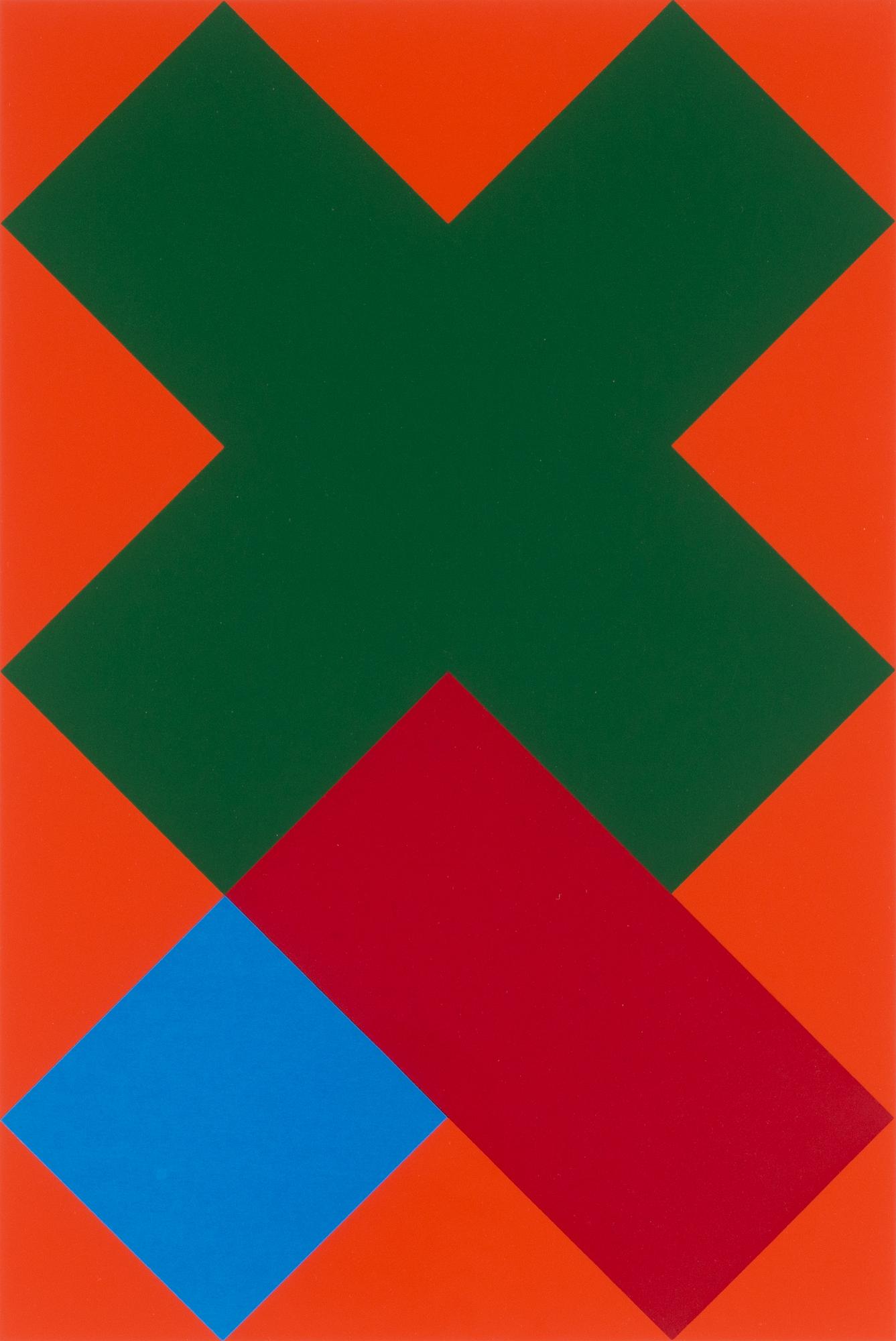 Paul Osipow, serigrafia, signeerattu ja päivätty -90, numeroitu XIV/XXV.