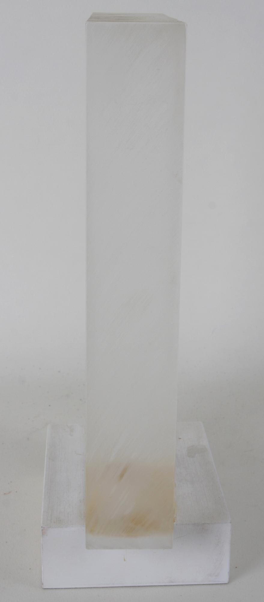 SKULPTUR, plexiglas, Alexius Huber, sign.