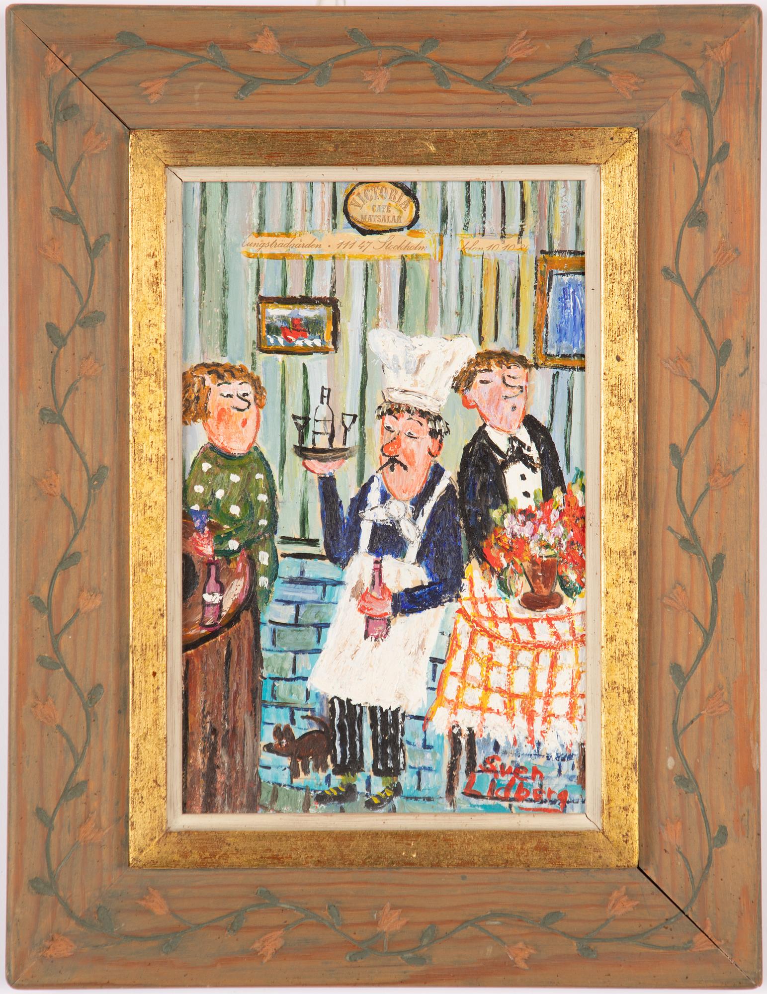 Sven Lidberg, At the restaurant. - Bukowskis