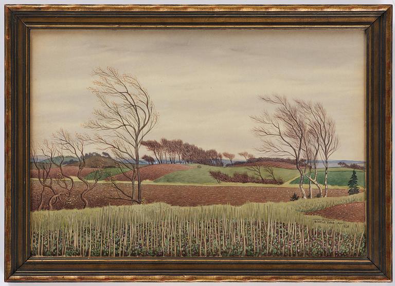 Oskar Bergman, Autumn in Balderup, Skåne.