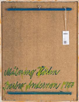 BARBRO ANDERSSON, "Sommaren", oil on paper, signed and dated 1988.