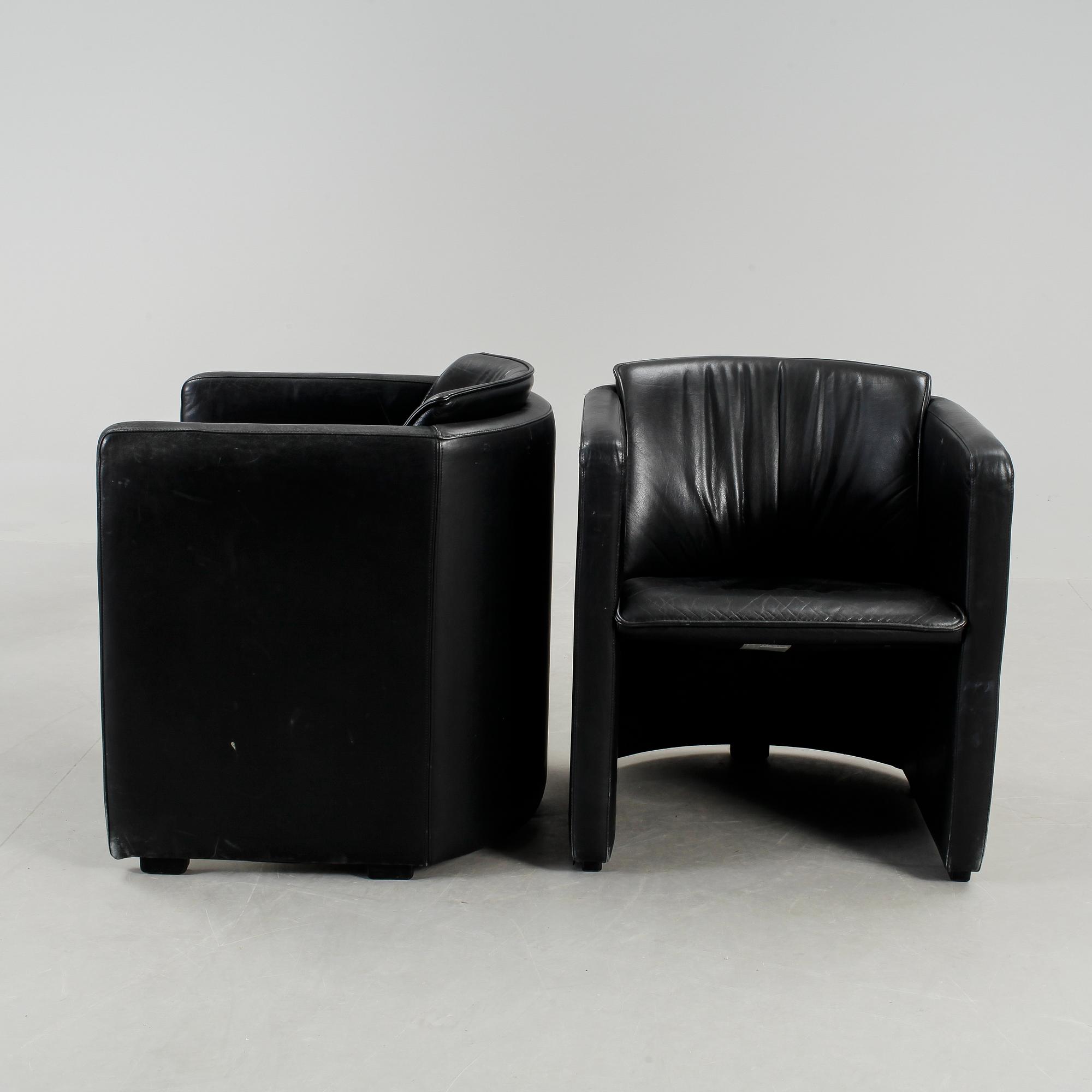 FÅTÖLJER, ett par, "Fiabo Armchair - Leolux", Hugo de Zeeuw.