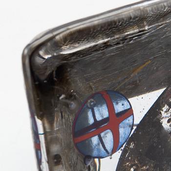 Bertil Vallien, a unique glass sculpture, Kosta Boda, Sweden.