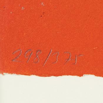 Peter Dahl, lithograph in colours, signed Peter Dahl and numbered 298 x 375 in pencil.