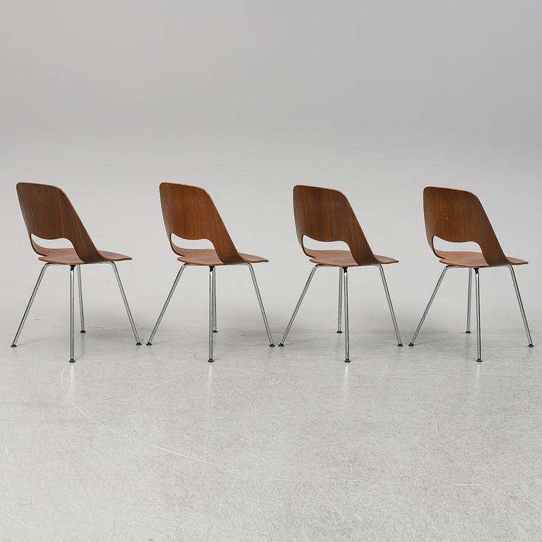 ALFREDO HÄBERLI, stolar, 4 st, "Jill", Vitra, 2012.