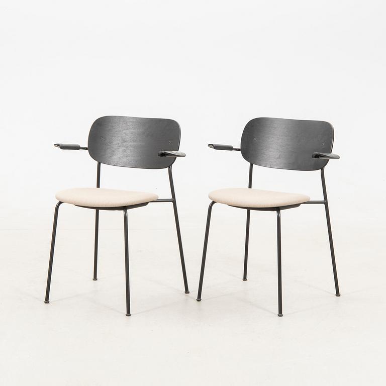 Norm Architects armchairs, 3 pcs "Menu Co" before Audo Copenhagen, contemporary.