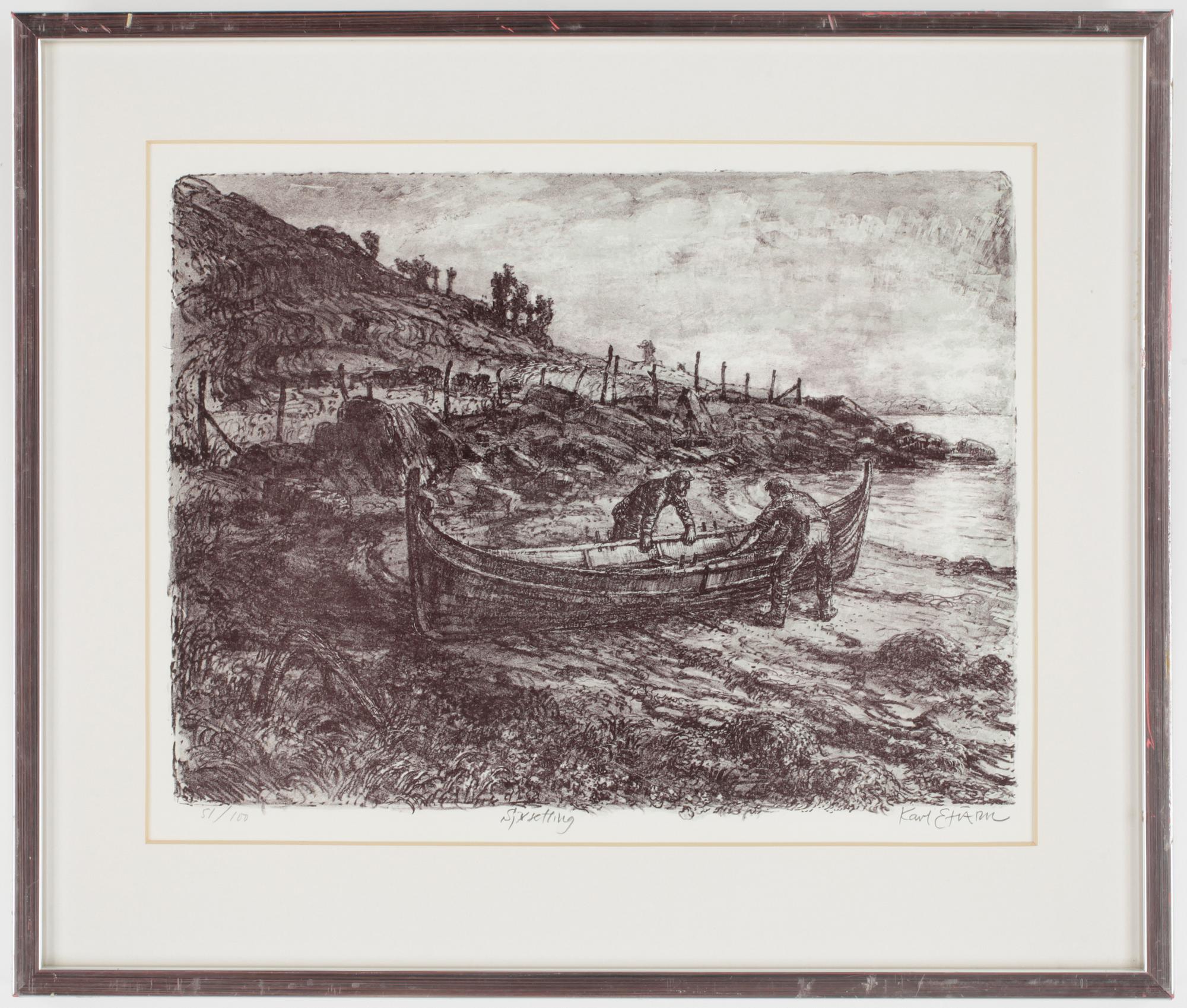 KARL ERIK HARR,  litografi, sign o numr 51/100.