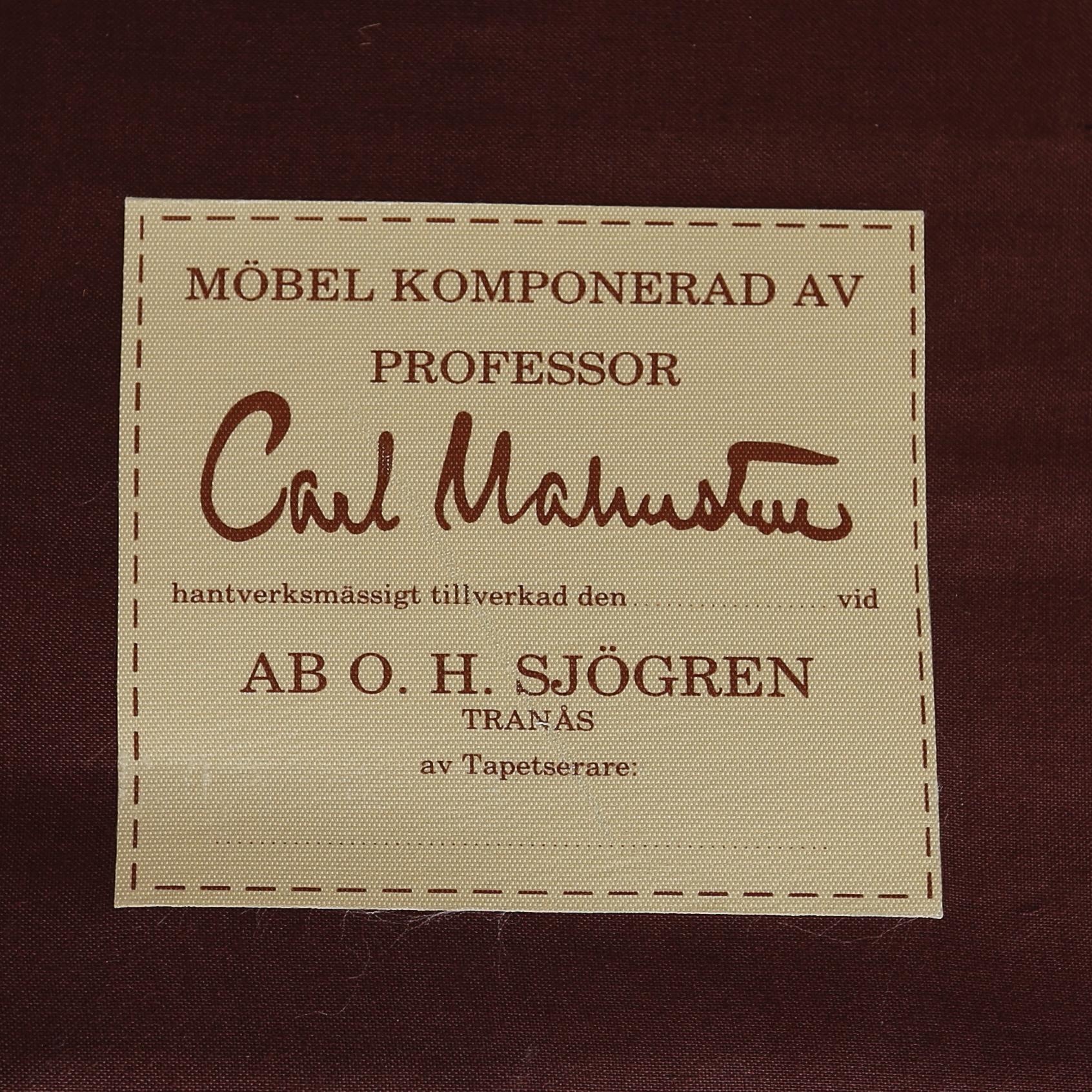 FÅTÖLJ, "Samsas", Carl Malmsten, OH Sjögren, 1900-talets mitt.