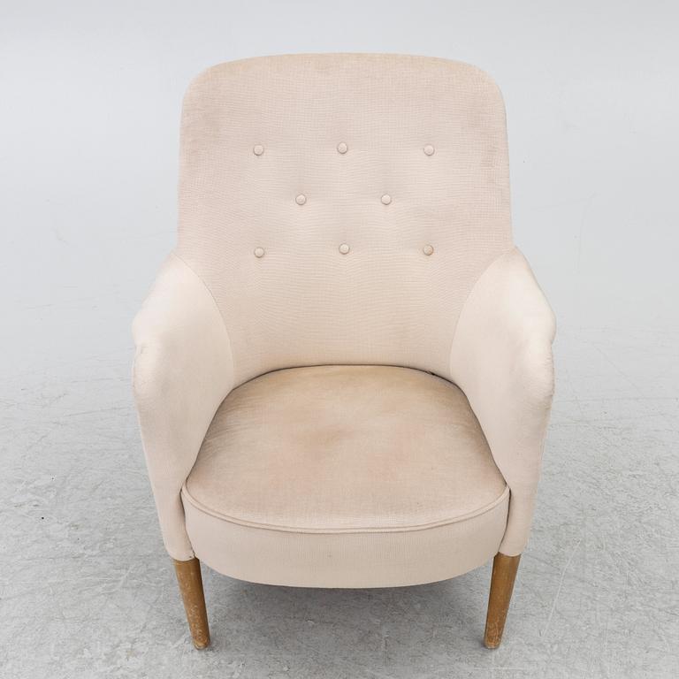Carl Malmsten, a 'Konsert' armchair, Carl Malmsten AB, Sweden, 1962.