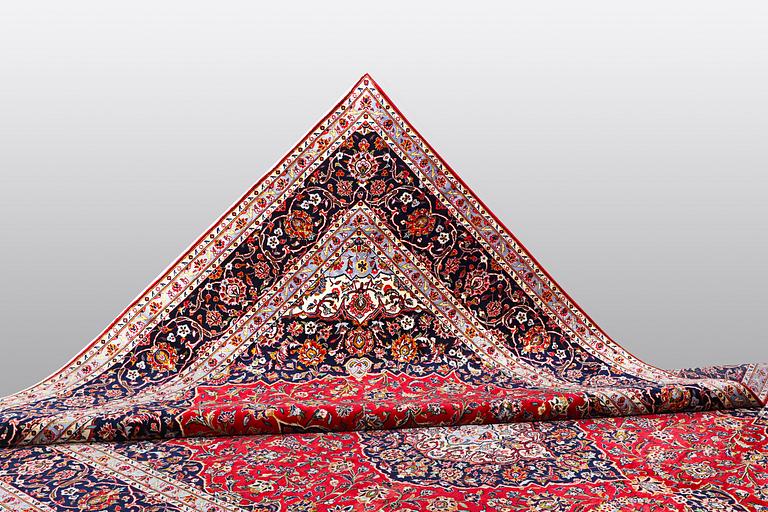 Matto, Kashan, ca 415 x 298 cm.