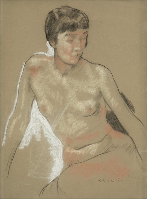 Lotte Laserstein, Seated model.