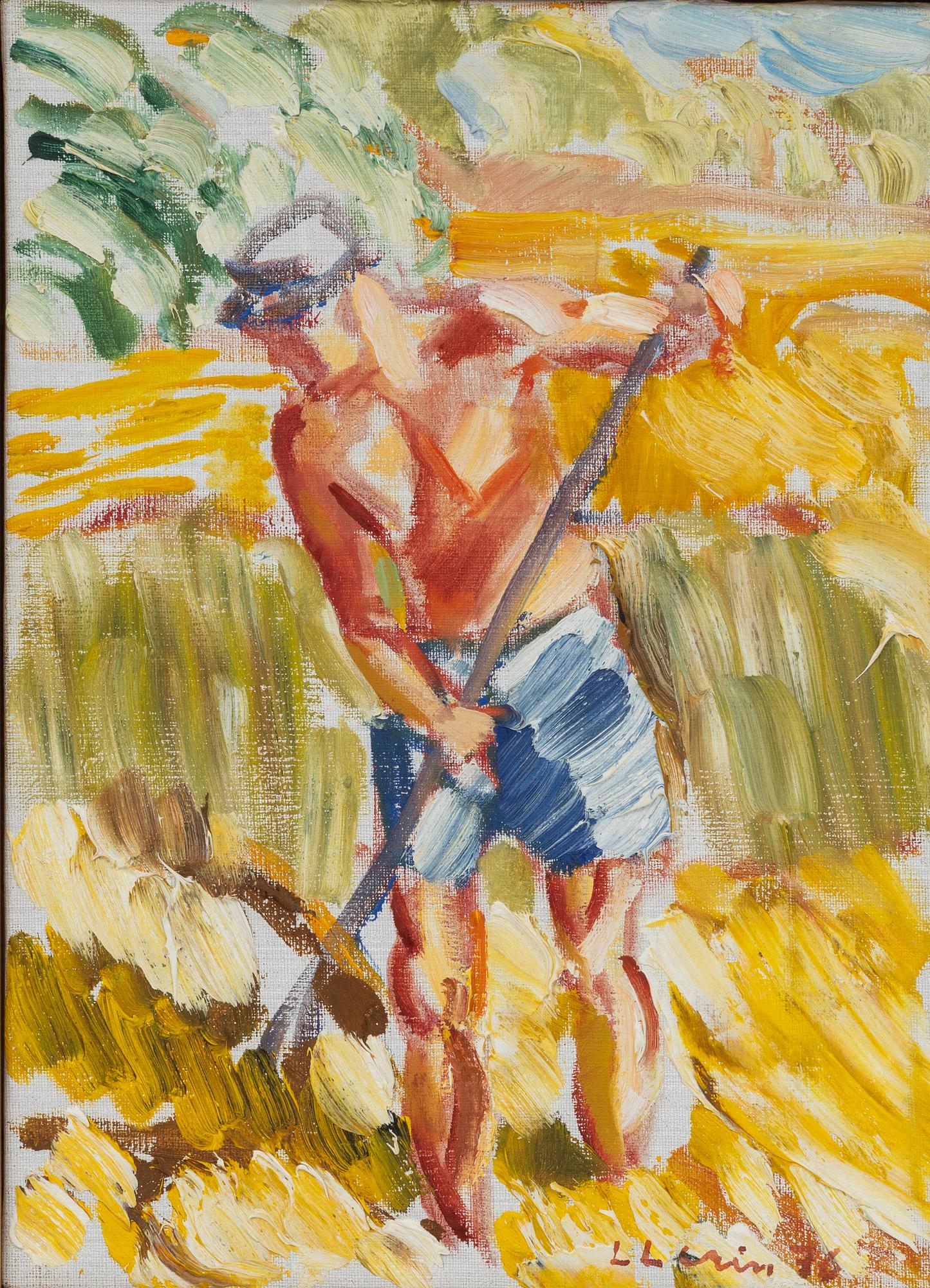 Lars Lerin, The Reaper.