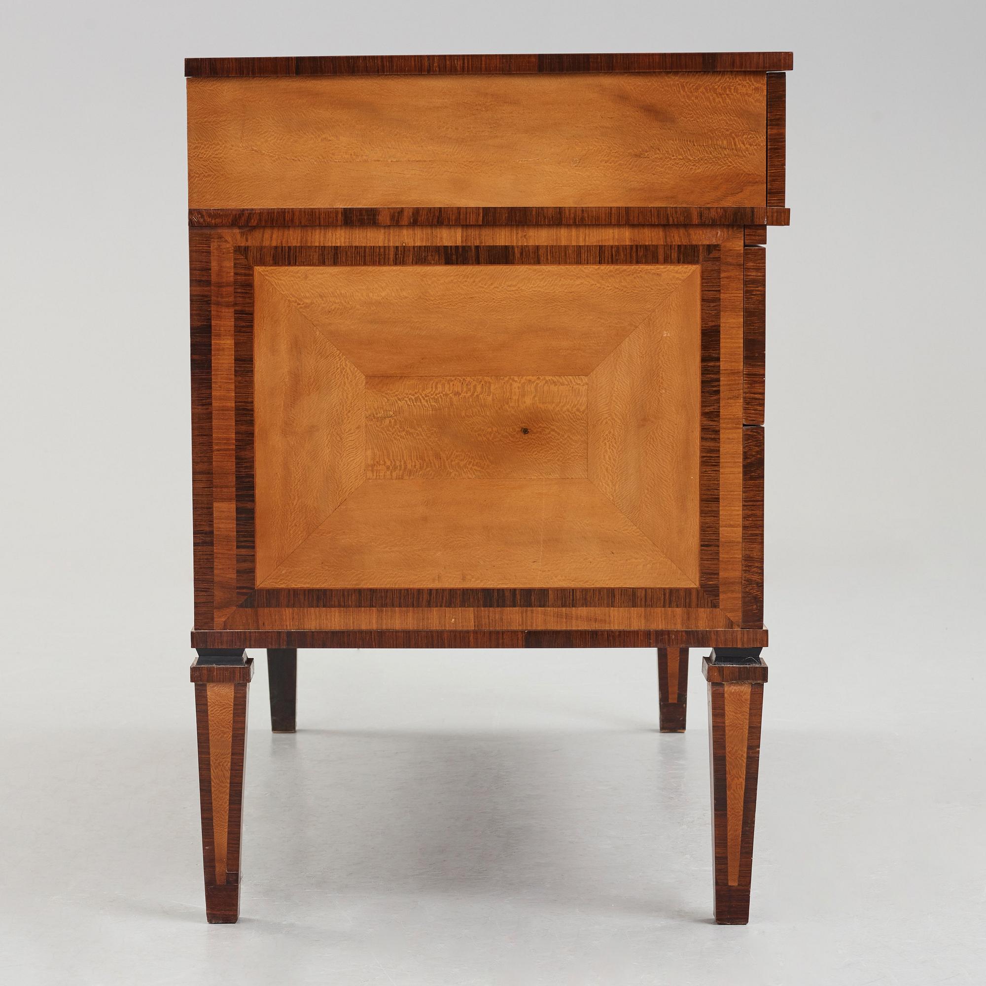 Ernst Spolén, skrivbyrå, sannolikt utförd av snickarmästare Carl Bergsten, 1920-30-tal.