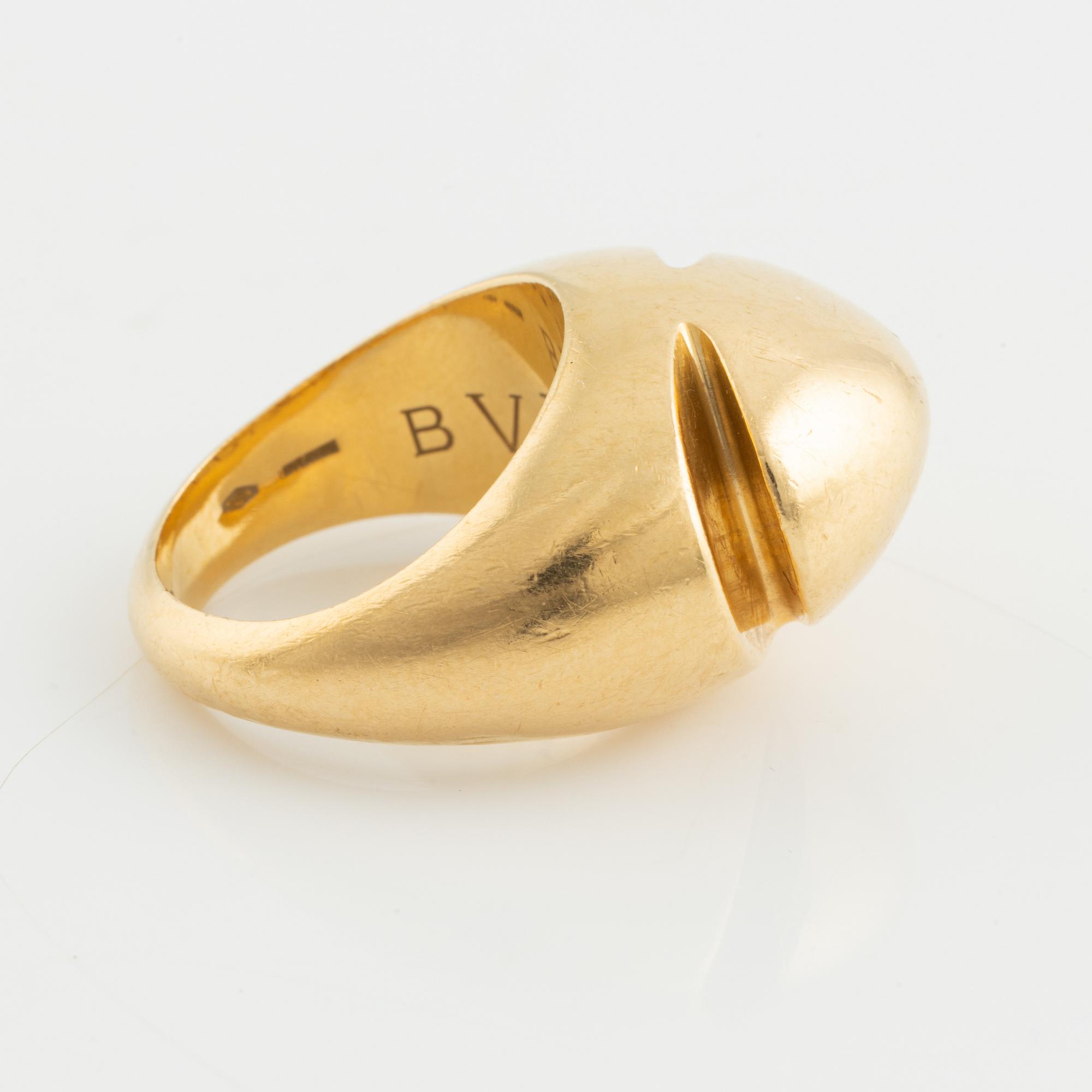 Bulgari, 18K gold ring.
