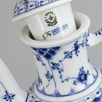 A Royal Copenhagen coffee service, Denmark, 20th Century.